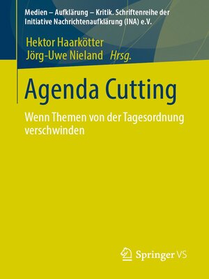 cover image of Agenda-Cutting